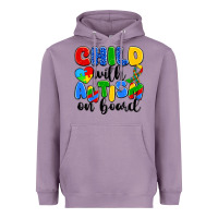 Lavender child with autism on board Heavyweight Hoodie - Artiststas