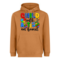 Meerkat child with autism on board Heavyweight Hoodie - Artiststas