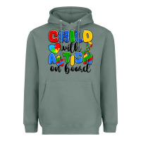Sage child with autism on board Heavyweight Hoodie - Artiststas