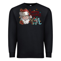Black merry christmas yall Premium Sweatshirt - SublimationCraftShop