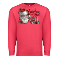 Cardinal merry christmas yall Premium Sweatshirt - SublimationCraftShop