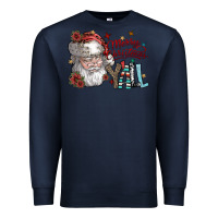 Navy merry christmas yall Premium Sweatshirt - SublimationCraftShop