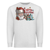 Oatmeal Heather merry christmas yall Premium Sweatshirt - SublimationCraftShop
