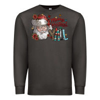 Smoke merry christmas yall Premium Sweatshirt - SublimationCraftShop