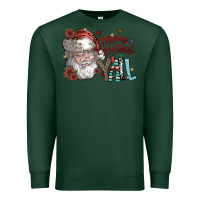 Sports Green merry christmas yall Premium Sweatshirt - SublimationCraftShop