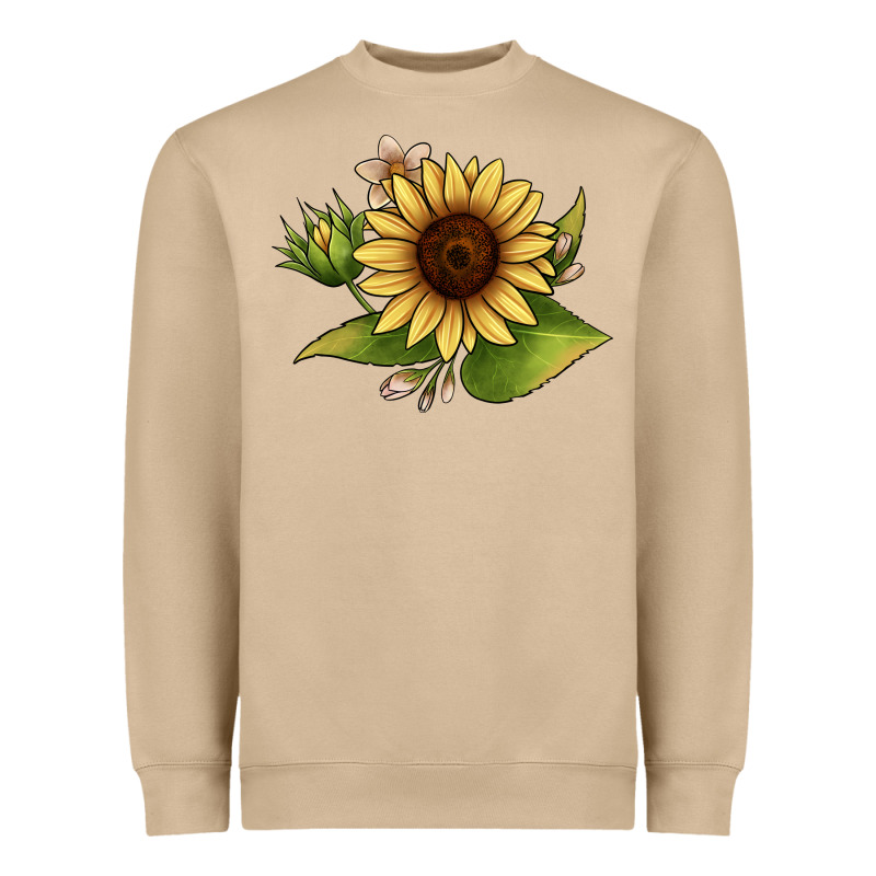 Sunflower Heavyweight Sweatshirt by JahusDesignShop | Teevron