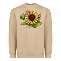 Mushroom sunflower Heavyweight Sweatshirt - JahusDesignShop