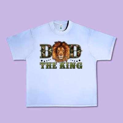 Dad The King Urban Heavy Tee Designed By Artiststas