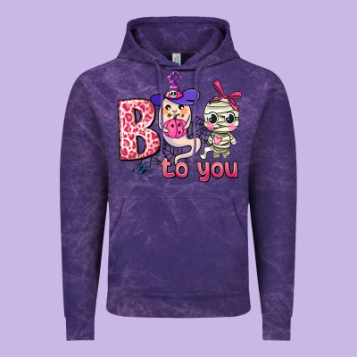 Boo To You Vintage Hoodie Designed By Adodesignshop