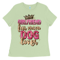 Matcha girlfriend  fur mom dog lover Ladies Tee - Zillion Design Studio