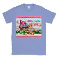 Colony Blue happy easter y'all  rabbit Classic Tee - BarkalooDesign