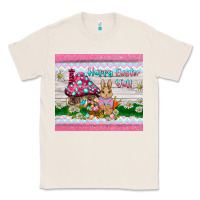 Natural happy easter y'all  rabbit Classic Tee - BarkalooDesign