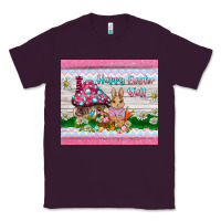 Plum happy easter y'all  rabbit Classic Tee - BarkalooDesign