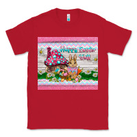 Red happy easter y'all  rabbit Classic Tee - BarkalooDesign