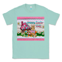 Seafoam happy easter y'all  rabbit Classic Tee - BarkalooDesign