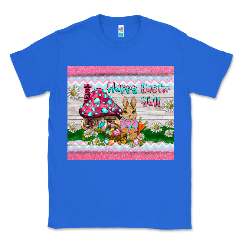 Happy Easter Y'all  Rabbit Classic Tee by BarkalooDesign | Teevron
