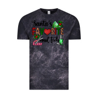 Cloud Black santa's favorite nail tech Vintage Tee - AdoDesignShop