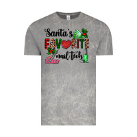 Santa's Favorite Nail Tech Vintage Tee | Teevron