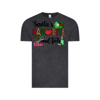 Vintage Black santa's favorite nail tech Vintage Tee - AdoDesignShop