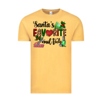 Vintage Mustard santa's favorite nail tech Vintage Tee - AdoDesignShop