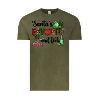 Vintage Olive santa's favorite nail tech Vintage Tee - AdoDesignShop