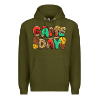 Army Green game day softball Premium Hoodie - JahusDesignShop