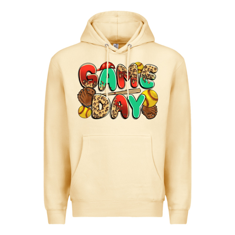 Game Day Softball Premium Hoodie by JahusDesignShop | Teevron