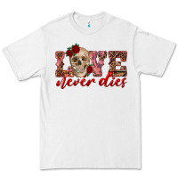 White love never dies skull Premium Tee - RanaPortraitStore