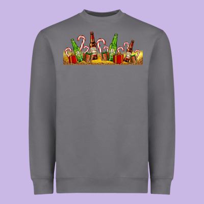 Beer Bottles For Christmas Heavyweight Sweatshirt Designed By Adodesignshop