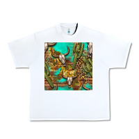 White western bull skull and cactus seamless pattern Urban Heavy Tee - BundleAndBundleShop
