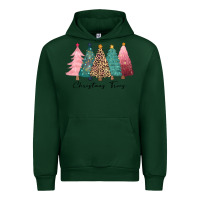 Forest Green christmas trees Urban Hoodie - CowGirlArtShop