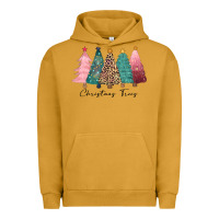 Pigment Peanut Butter christmas trees Urban Hoodie - CowGirlArtShop