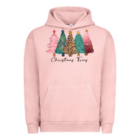 Pigment Salmon christmas trees Urban Hoodie - CowGirlArtShop