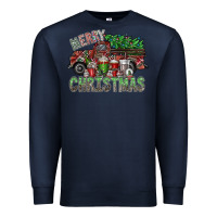 Navy merry christmas Premium Sweatshirt - SublimationCraftShop