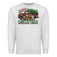 Oatmeal Heather merry christmas Premium Sweatshirt - SublimationCraftShop
