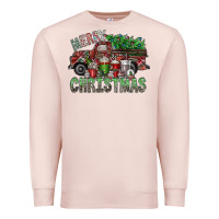 Pale Pink merry christmas Premium Sweatshirt - SublimationCraftShop