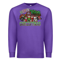 Purple merry christmas Premium Sweatshirt - SublimationCraftShop