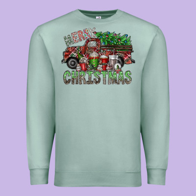 Merry Christmas Premium Sweatshirt Designed By Sublimationcraftshop