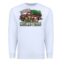 White merry christmas Premium Sweatshirt - SublimationCraftShop