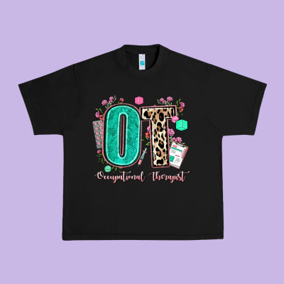 Ot Occupational Therapist Urban Heavy Tee Designed By Adodesignshop