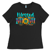 Black blessed mimi Ladies Tee - Zillion Design Studio