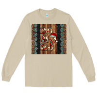 Mushroom ho ho ho western christmas Long Sleeve Tee - Jasminsmagicworld