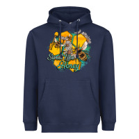 Navy sweet like honey Heavyweight Hoodie - Artiststas