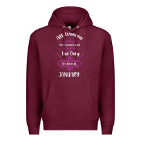 Burgundy Legends are born in January shirt Premium Hoodie - Bettercallsaul
