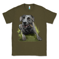 Army Green Texas Blue Lacy Dog Classic Tee - LillyAllenDesigns