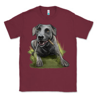 Burgundy Texas Blue Lacy Dog Classic Tee - LillyAllenDesigns