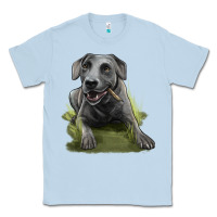 Dusty Blue Texas Blue Lacy Dog Classic Tee - LillyAllenDesigns