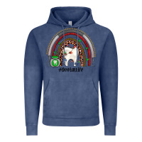 Vintage Denim Christmas dental life rainbow Vintage Hoodie - JahusDesignShop