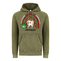 Vintage Olive Christmas dental life rainbow Vintage Hoodie - JahusDesignShop