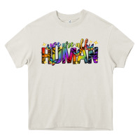 Cream we are all human pride lgbtq Heavy Core Tee - texasbilliewilder